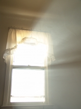 sunlight through window