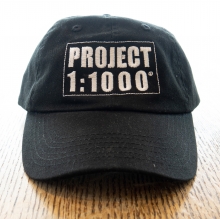 Project 1:1000 baseball cap - black