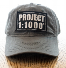 Project 1:1000 baseball cap - charcoal