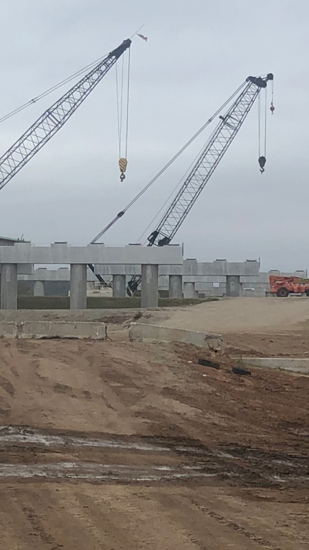 Progress on the Gilcrease Expressway. Sand Springs, Oklahoma